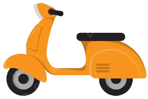Premium scooty rent rishikesh self drive vehicle accelerating beautifully across tracking viewport dimensions