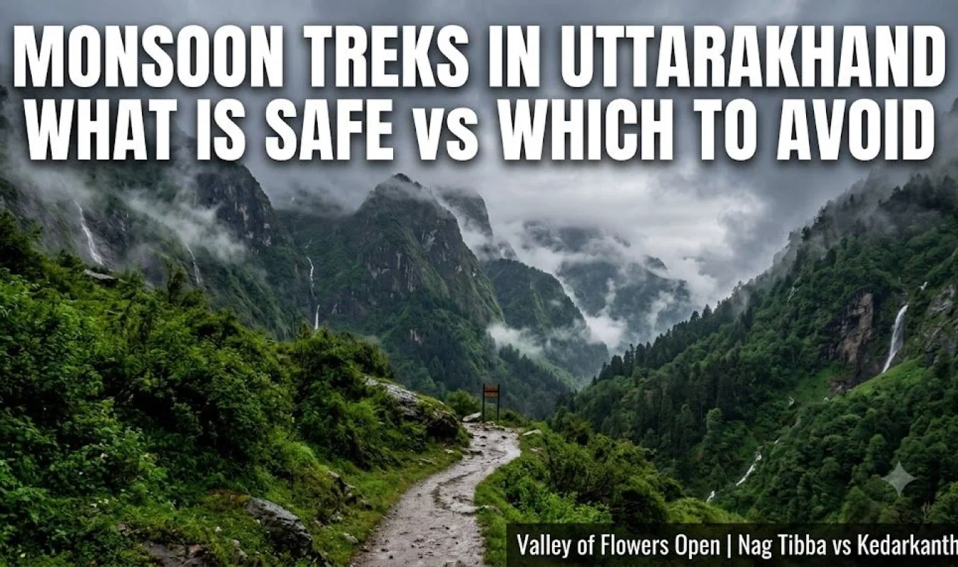 safe monsoon treks in uttarakhand